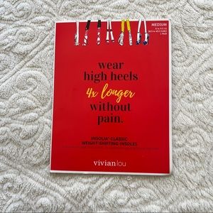 Vivian Lou • Insolia Classic Weight shifting insoles • size medium (8 to 9.5)